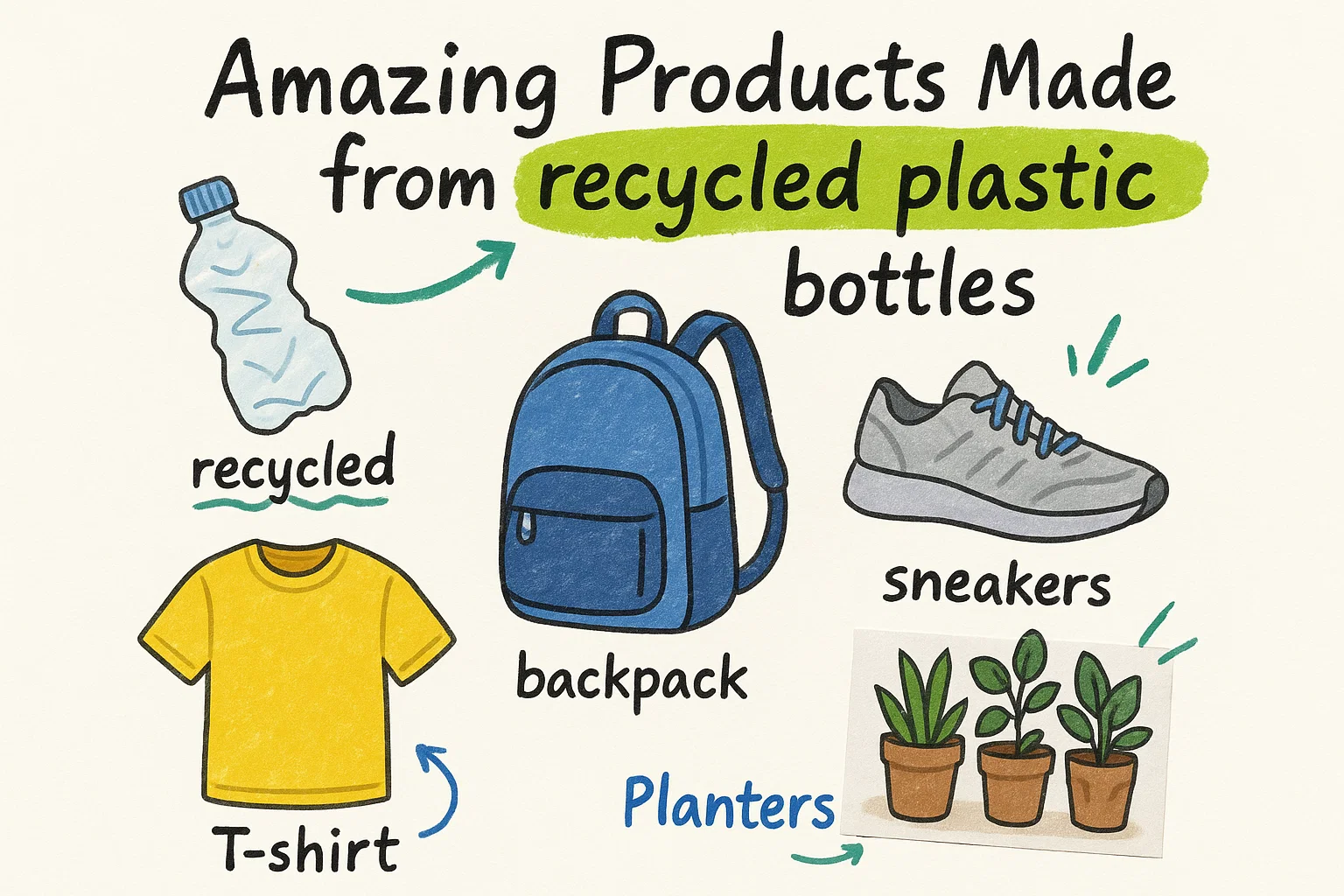 10 Amazing Products Made from Recycled Plastic Bottles - Plastic Bottle ...